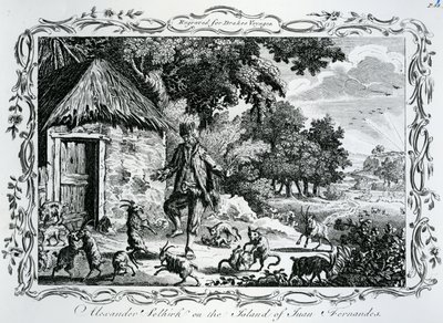 Alexander Selkirk on the Island of Juan Fernandes, Published in 